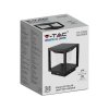 Słupek ogrodowy solarny V-TAC 2W LED czujnik ruchu IP65 czarny VT-11022 3000K 90lm 3 lata gwarancji